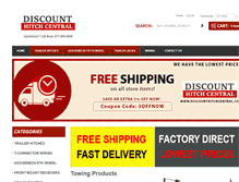 Tablet Screenshot of discounthitchcentral.com